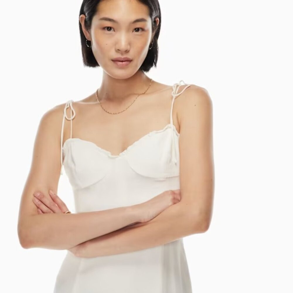 Aritzia Boho Mini Dress in Mint